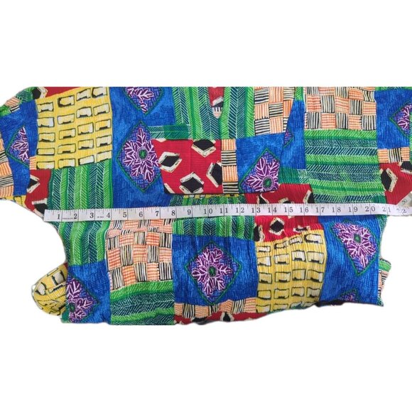 Vtg Kathleen Usherwood Periphery Sz S Patchwork Maxi Dress Boho Artsy Festival - Picture 6 of 8